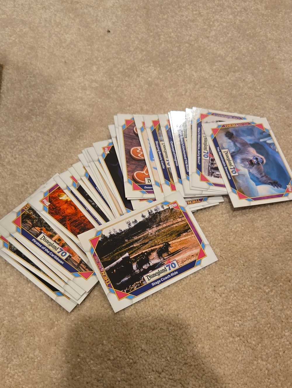 Disney 70th Anniversary Trading Cards
